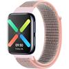 FYISWHO Traspirante Sport Cinturino per OPPO Watch 46mm, Nylon Bracciali Cinturini di Ricambio per OPPO Watch 46mm