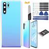 YHX-OU 6.47'' Copribatteria Adatto per Huawei P30 PRO Sostituzione della Cover Posteriore + Strumento di Installazione + 1 SIM Card Tray(Breathing Crystal)