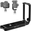 Haoge PNL-Z6II L Staffa per Nikon Z5 Z6 Z7 Z6II Z7II Z-Mount Camera, piastra a sgancio rapido compatibile stile Arca