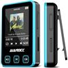 Aiandcc Lettore MP3 Bluetooth 5.3 con Clip Sportiva e Bracciale Sportivo, Lettore MP3 Dotato di schermo TFT a Colori da 1,77 Pollici, MP3 Lettore Musicale con Cuffie, Supporta Schede SD Fino a 128GB, Azzurro