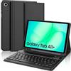 IVEOPPE Tastiera Cover per Samsung Galaxy Tab A11 Plus 2025/Tab A9 Plus 2023 11 Pollici, Italiano QWERTY, Bluetooth Staccabile Custodia con Portapenna, Nero