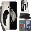 Haninsuze Cover per Motorola Moto G86 5G/ G86 Power 5G, ala | Pelle PU Portafoglio, Porta Carte, Magnetica, Libro, Antiurto Custodia
