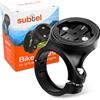 subtel Supporto manubrio bici Staffa per GPS e ciclocomputer - compatibile con Garmin Edge, Sigma Sport Rox, Bryton Rider - per manubrio Ø 25mm a 35mm - Nero