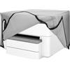 kwmobile Copertina Antipolvere Compatibile con HP OfficeJet PRO 9730e - Copri Stampante - Copertura Protettiva - Fodera in Grigio Chiaro