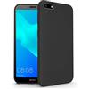 N NEWTOP Cover Compatibile per Huawei Y5 2018, Custodia TPU Soft Gel Silicone Ultra Slim Sottile Flessibile Case Posteriore Protettiva (Nero)