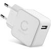 CELLONIC Caricatore USB da muro per 5V / 1A, 1000mA con 5W - 1A alimentatore USB 1 alimentazione USB Caricabatterie 1 Porte