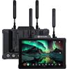 HollyView Hollyland Pyro 7 Camera Field Monitor 7 Trasmettitore e Ricevitore Video Wireless, HDMI e SDI Portata 400m, Latenza 60 ms, Auto Dual-Band Hopping con Forma d'onda, 3D LUT, Registrazione (2 Set)