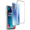 REY Cover in Gel TPU Trasparente per RENO4 PRO 5G, Ultra Sottile 0,33 mm, Morbido Flessibile, Custodia Silicone