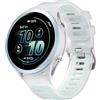 Koelaa 20mm Silicone Cinturino Compatibile con Garmin Active 5/Forerunner 570 42mm/Forerunner 165/Vivoactive 6/5/Venu Sq 2 Donna e Uomo, Sportiva Cinturini Silicone Morbido e Traspirante - Bianco