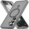 Vansdon Cover Magnetica per Samsung Galaxy S26 Plus con 1 Pezzi Vetro Temperato, Compatibile Magsafe, Protezione anticaduta livello militare, Custodia Traslucida Opaca Sottile Antiurto-Grigio titanio