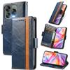 MOJIA Cover per ZTE Blade V70 Vita / V70 Design, PU Custodia Antiurto Resistente ai Graffi, Custodia Flip Portafoglio per Telefono con Supporto e Slot per Schede. Blu