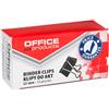 office products Molle fermacarte nero Office Products 32 mm - conf. 12 pezzi - 18093219-05