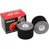 PHYTOP Nastro kinesiologico Nero per ginocchio spalla gomito caviglie, Taping Kinesiologico perfetto sostegno negli infortuni nello sport e riabilitazione, 2 rotoli