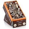 Venchi - Confezione Esposizione Cremino Extra Fondente, 2 kg - 3 Strati Cremosi - Pack da 190 Pezzi - Senza Glutine - Vegano