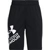 Under Armour Prototype 2.0 - Pantaloncini con Logo, da Bambino, Colore: Nero