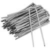 PUCSIQ 150 Ancoraggi Zincati per Telo Pacciamatura, 100 x 13 mm, Ø 3 mm | PUCSIQ, Picchetti Giardino in Acciaio Antiruggine, per Erba Artificiale, Recinzione, Rete, Tessuto Non Tessuto, Campeggio