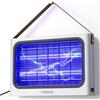 YISSVIC Lampada Antizanzare 4300V Zanzariera Elettrica 20W UV, con 2 Lampadine di Ricambio, Cassetto Estraibile, Manico in Pelle PU, Sicuro per Uomini e Animali, Uso Interno, Cavo 1.8m