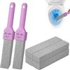 INCNMAD Pietra Pomice Per WC, 6 Pezzi Pietra di Pulizia Con 2 Manici, Cleaning Block WC Replaceable Pomice Detergente per Bagno, wc, Cucina, Lavello, Piscina, Cura dei Piedi