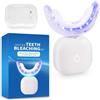 TOWODE - Sbiancamento dei denti con luce a LED, kit per sbiancamento dei denti, con funzione di temporizzazione, 32 LED con luce rossa e blu, con custodia di ricarica, per sbiancare i denti più