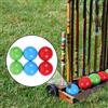 6 pezzi di bocce in legno per gioco ricreativo in famiglia per campeggio