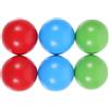 6 pezzi di bocce in legno per gioco ricreativo in famiglia, per spiaggia,