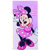 Clondo Telo Mare Bambina Per Minnie Fan - Microfibra Morbida in Poliestere - Asciugamano Mare Piscina, Colori Vivaci, Idea Regalo Estate, Gadget Ufficiale