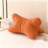 Aarcyye Cuscino per Ossa da Lettura, Cuscino da Lettura, Cuscino Cervicale Ergonomico per Rilassarsi, Cuscino da Viaggio con Struttura, Supporto Flessibile per Libri, Tablet, per Seduto, Sdraiato(Arancione)