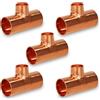 Supply Giant SUPPLYGIANT DDSU0344-5 Con estremità sudate, Rame, 3/4 X 3/4 X 1/2