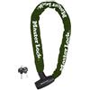 Master Lock 8022EURD Lucchetto Bici con Chiave, 60 cm Catena, Verde
