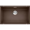 BLANCO SUBLINE 700-U - Lavello da cucina in granito sotto-top per basi di lavello con larghezza di 80 cm - SILGRANIT - Marrone - 523451