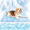 DIELOVEHUA Tappetino Refrigerante per Cani e Gatti, 60 x 90 CM Tappetino Refrigerante per Animali, Tappetinos Refrigerantes Cane, Tappetinos Refrigerantes in Gel per Cucce Divani Camping