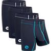 RM Real Men Real Men 6in Nylon Boxer Briefs D Pouch, 4-Pack, Large, Gunmetal Gray, Men's Sports Boxer Briefs with Extra Support for Men