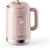 OLEGA Bollitore elettrico: bollitore elettrico 1800 W con regolazione della temperatura, capacità 1,5 l, acciaio inossidabile, Smart Kettle, ideale per caffè e tè, rosa