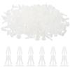 PATIKIL Distanziatore Supporto PCB, 200pz 8mm/0,31 Altezza di Supporto Standoff PCB Isolamento Scheda Colonna Testa Rotonda Supporto in Plastica per Scheda PCB PC, Bianco