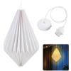 OMIGA Paralume Lampadario con e27 Portalampada da Soffitto Origami Paralume | Abat Jour per Appartamenti Caffè Studi O Attività Creative e Artigianali Stile Minimalista Nordico