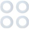Qrity 4 Pezzi Anello di Guarnizione O-Ring, Rondella di Gomma 23mm, Accessori per Lavelli, Rondella a Forma di Labbro, Pop Up Bacino di Scarico Guarnizione