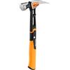 Fiskars Martello universale IsoCore L per piantare chiodi, Lunghezza: 34 cm, Peso: 0,91 kg, Nero/Arancione, 1020214
