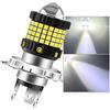 Teguangmei H4 HS1 Lampadina LED per Fari Moto e Scooter, Aggiornato 360° Illuminazione 6000K Bianco 12W DC12-80V 9003 Hi/Lo Beam Lampadine a Led, Plug and Play per Moto Faro, 1Pcs