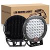 RIGIDON 2 x Faro da Lavoro Led, 9 23 cm 225W Fari di Profondità Rotondo | Spot Luci di Lavoro, 12V 24V 6000K Impermeabile per Fuoristrada Offroad Auto Trattore Escavatore Camion SUV ATV 4x4, Nero