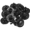 TUCKBOLD Clip Parafango Anteriore per Mitsubishi Outlander 2007-2020 Resistente No.59114AG000 | Rivetti di Fissaggio in Plastica Tipo Spinta per paraurti Neri 15 Pz