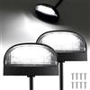 AUTOUTLET 2 Pezzi Luce LED per Targa Rimorchio 12-24V DC | Omologate E-Mark E57,Impermeabili IP67,Kit Luce Targa Universale per Camion Roulotte Trattori con Viti
