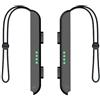 HXHWKEN 1 Pair Cinturino da Polso per Controller Switch Nero Confezioni Cinturino Controller per Joy Con Controller Cinturini da Polso per Nintendo Switch Joycon