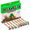Puckator Set di 8 Penne Cancellabili con Copripenna in Silicone - Oggetti - Minecraft