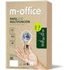 m-office Carta riciclata, DIN A3, 80 g, carta per fotocopiatrici e stampanti, 1 confezione da 100 fogli A3, 100% carta riciclata, m-office (100 fogli)