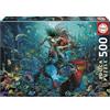 Educa - Puzzle da 500 pezzi per adulti | Atlantide. Include colla Fix Puzzle. Dimensioni: 48 x 34 cm. Da 11 anni (20175)