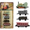 QYEHF Mini Treno a Vapore Retrò Simulato, Trenino Giocattolo di Natale, Locomotiva a Vapore,Set Regalo Giocattolo per Decorazione Giocattolo Modello Treno per Ragazzi (verde)