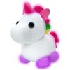 Adopt Me! Peluche Luminoso al Neon Unicorno, Morbido e coccoloso, Tre modalità di Illuminazione, Direttamente Ispirato al Gioco n. 1, Giocattoli per Bambini, 6 Anni in più