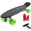FunTomia Skateboard Retro 57cm Mini Cruiser in plastica e ruote Skateboard con stile anni 70