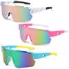 KARELLS Occhiali da Ciclismo Polarizzati, 3 PCS Occhiali da Sole Sportivi, Occhiali Veloci Uomo e Donna,Adatti per ciclismo,Corsa,Alpinismo