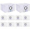 Shengxi Sacchetti Polvere per Ecovacs Deebot, 10Pcs Accessori Sacchetti Ricambio Aspirapolvere X1 Omni T20 Omni X1 Turbo, Grande Capacità Sacchetti Aspirapolvere 19 * 15 * 12CM